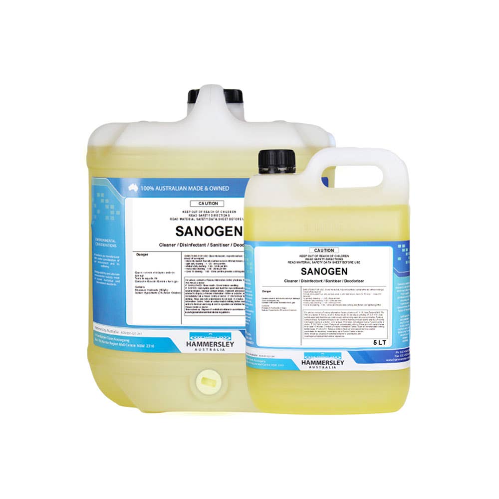 Sanogen Cleaner & Disinfectant 5L 464952 301-0005-05