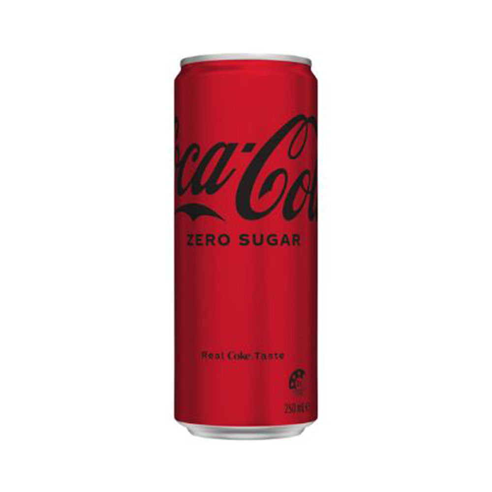 Coca-Cola Drink Coke Zero Sugar Mini Can 250ml (24 Cans)_1053453_953361