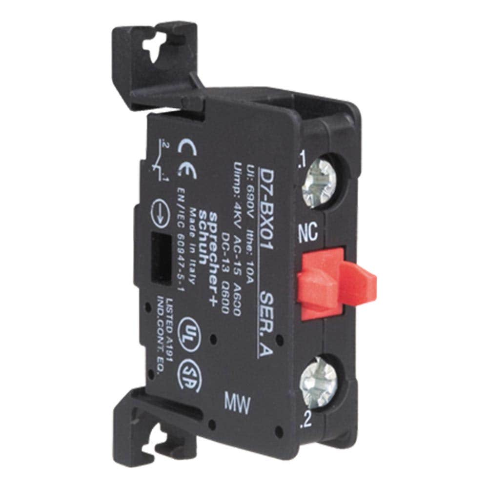 Contact Block Base Mount Screw Fixing 1NC 40018060 D7BX01