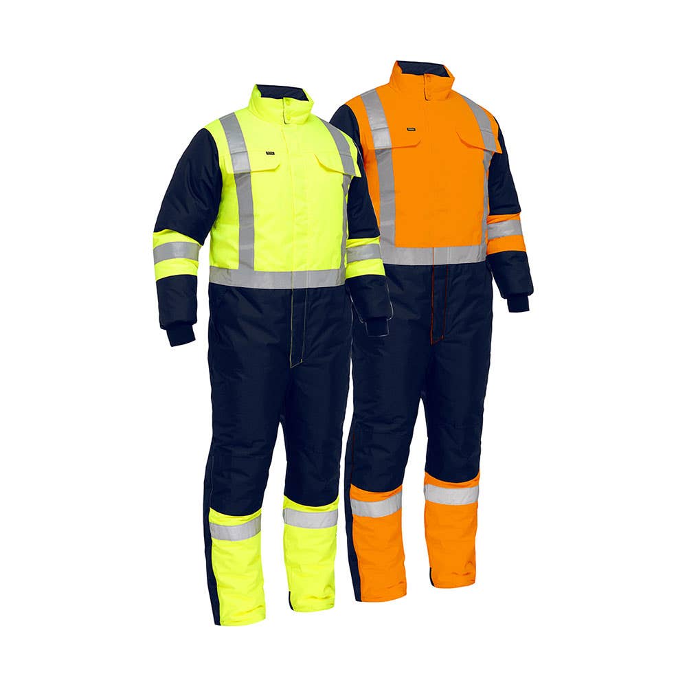 BC6453T Hi-Vis X-Taped Freezer Coveralls BC6453T