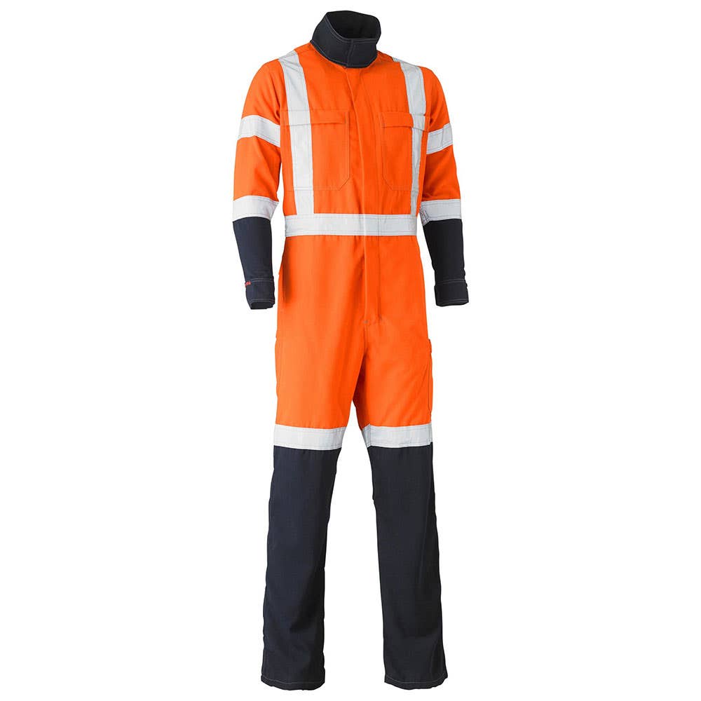 BC8393XT Hi-Vis Tencate Tecasafe FR Plus 700 X-Taped TTMC-W Coveralls 238gsm BC8393XT