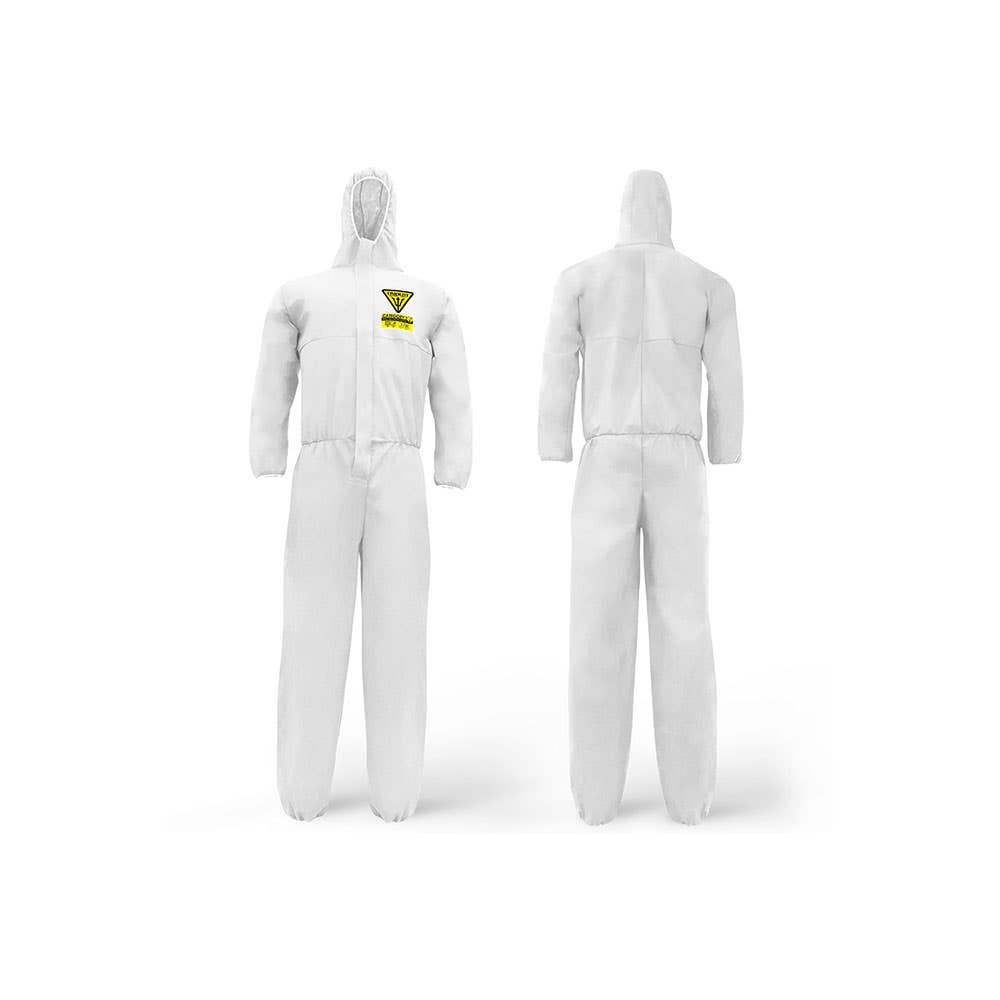 Coverall Disposable SMS Type 5/6 White Trident 2XL 40030058 D3104
