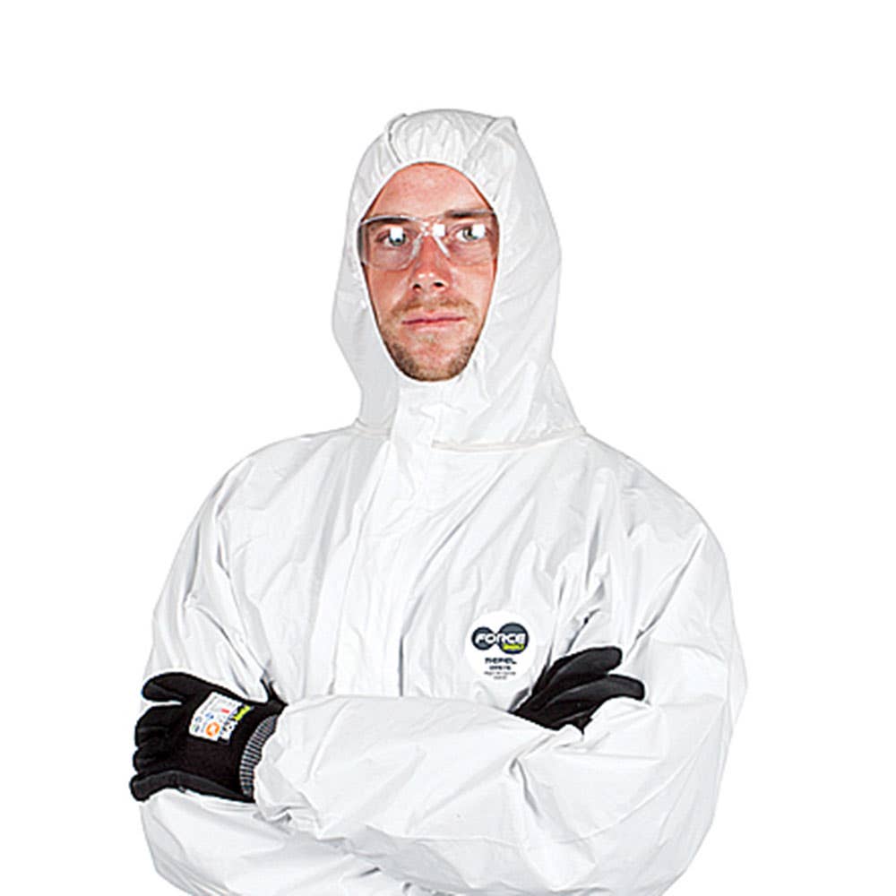 Coveralls Disposable Repel Type 5/6 White 2XL 40015925 CFPR179-2XL