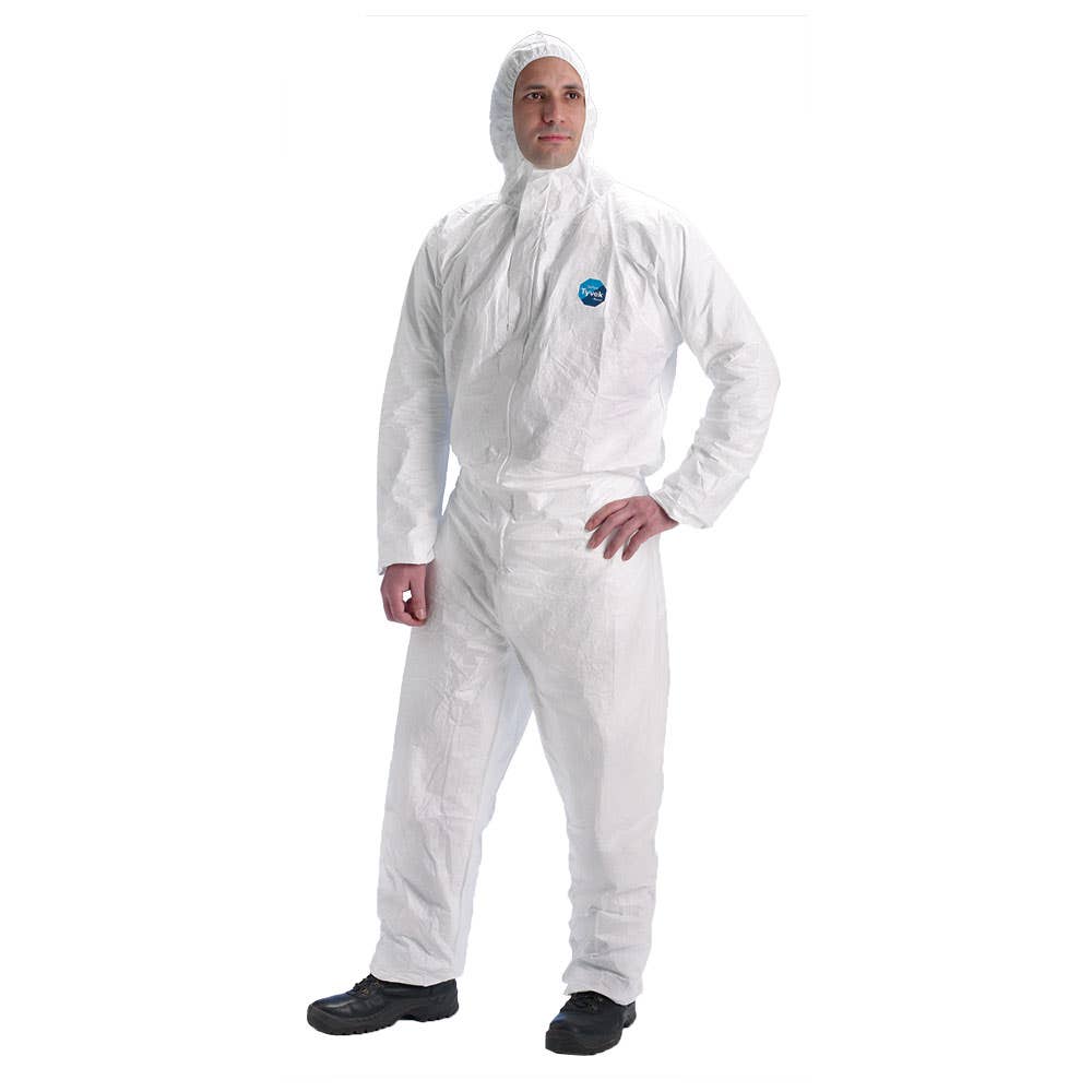 Tyvek® 400 Dual Disposable Coveralls Type 5/6 White_D148096