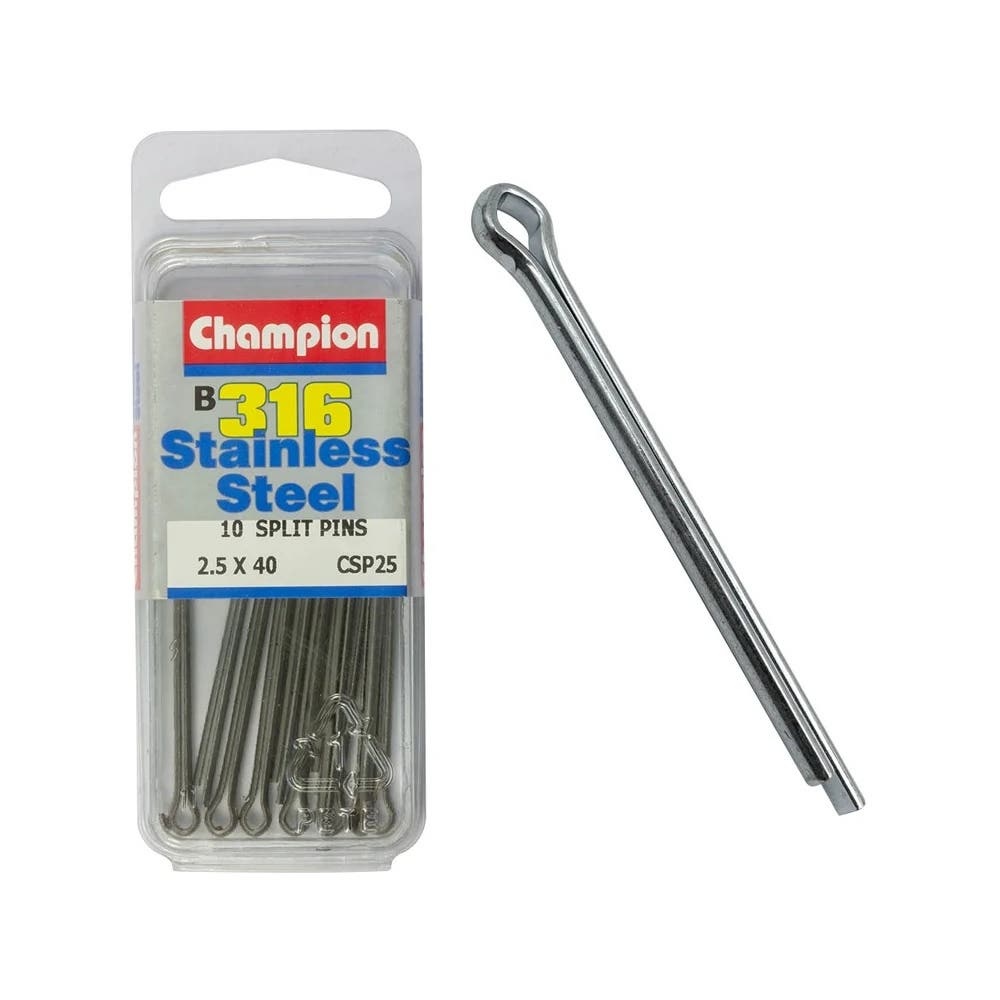Pin Split 316 Stainless Steel 2.5 x 40mm Blister Pack_60039780_CSP25