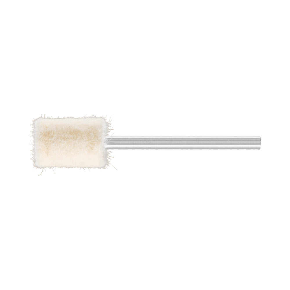 Medium-hard felt polishing points cylindrical shape 10x15 mm shank 3 mm_40108203_44111013
