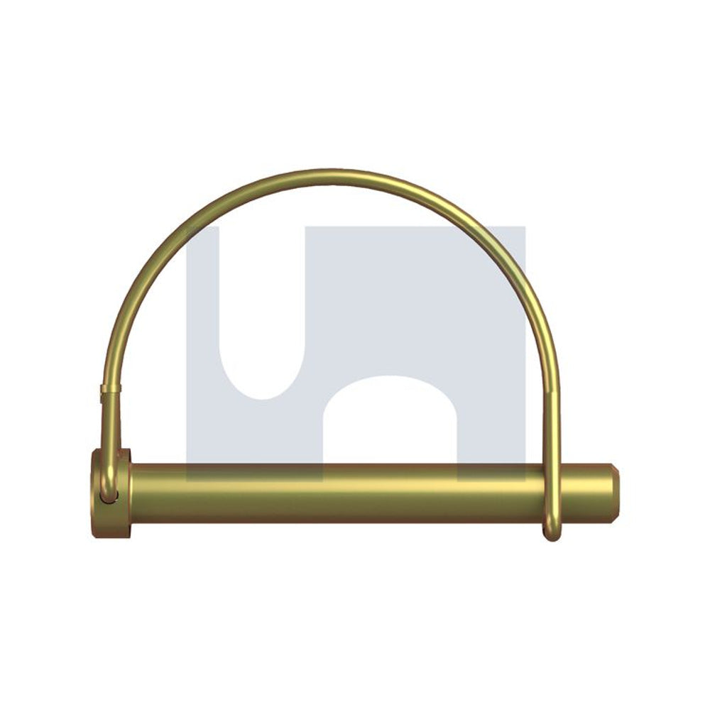 Shaft Locking Pin D Zinc Yellow Pass Hec/Mild Steel 6mm 45 - Pk 25_40093693_QPHMSYDM060045