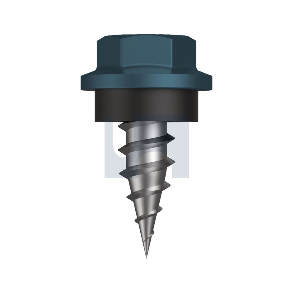 Needle Pt Sds Hex + Wash Blue Ridge -Cl4 #8-15 12 - Pk 1000_40094251_TBRN4SH0815012