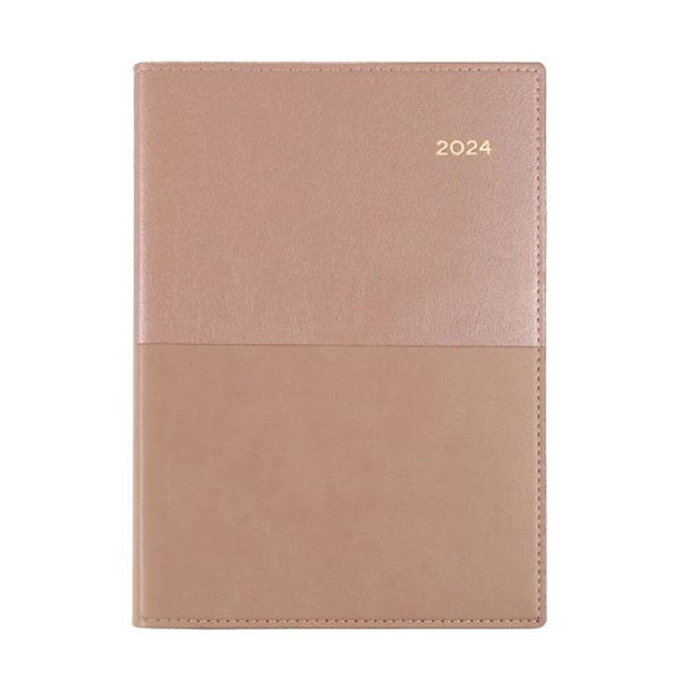 Diary Vanessa Wiro 185.V49 A5 1 Day To A Page 2024 Rose Gold_9001860_86527_NLA