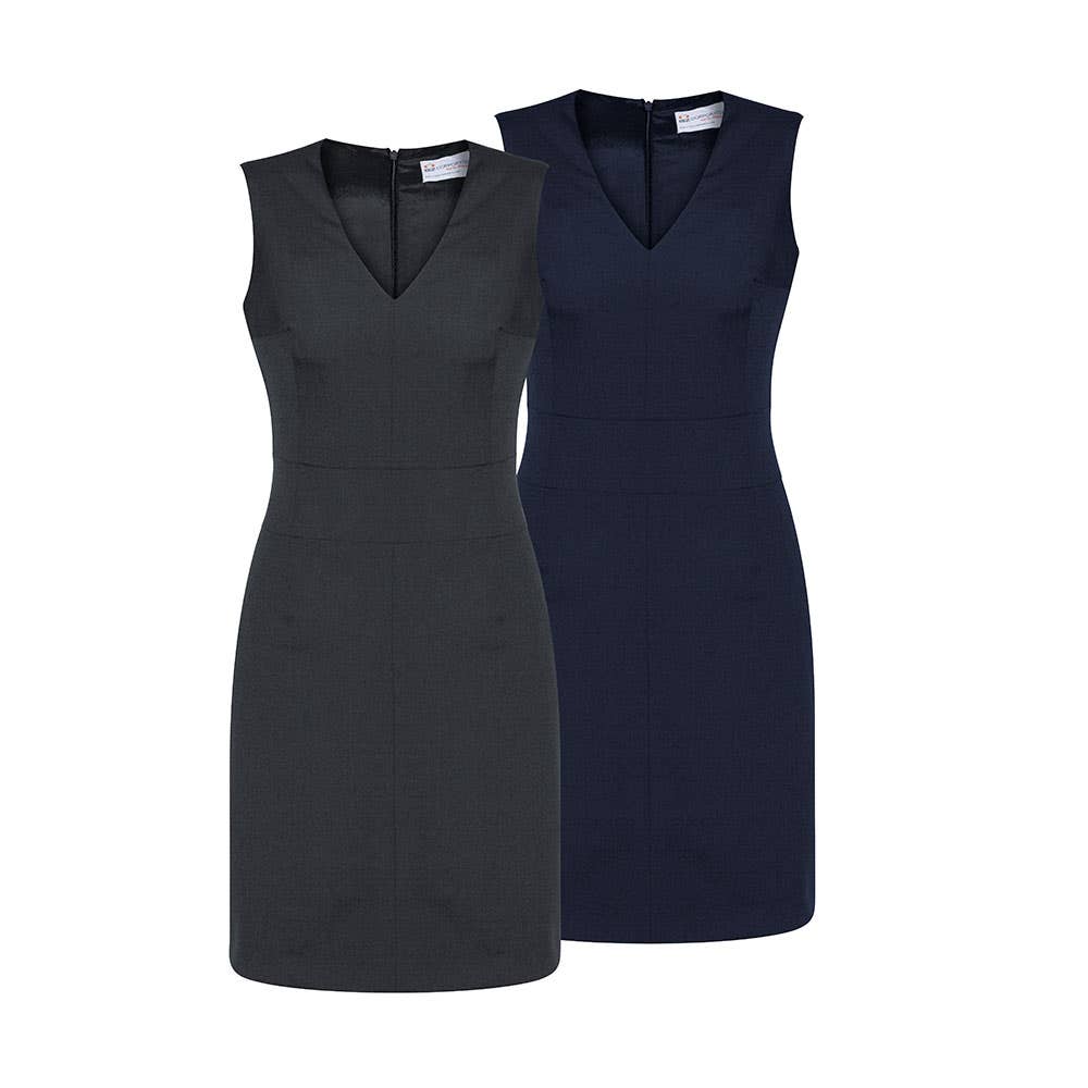 30121 Women's Sleeveless V-Neck Dress AGIG30121