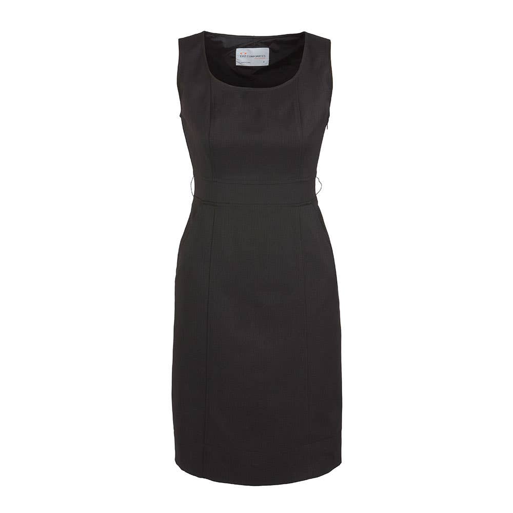 Side Zip Dress Sleeveless Charcoal - 12 36015218 30111-CHA-12