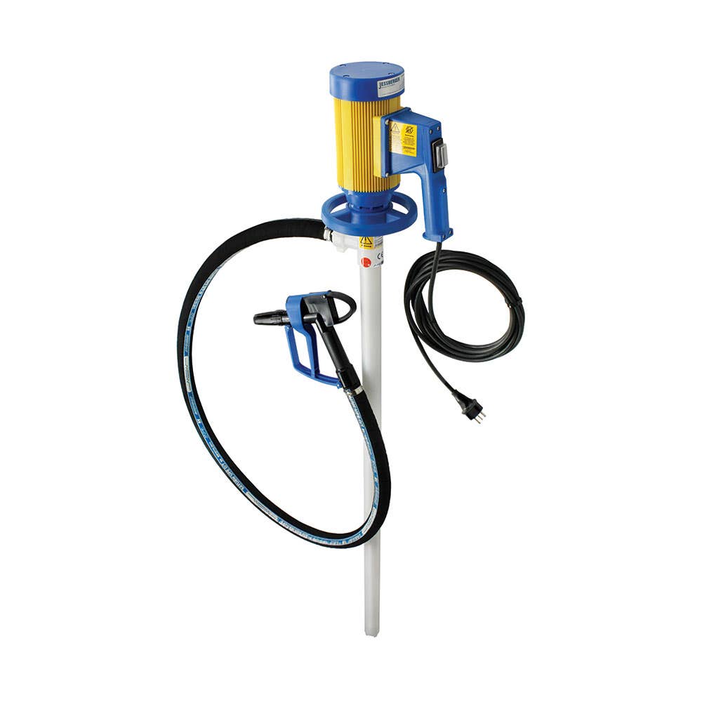 Jessberger 240V Chemical Drum Pump Kit With PVDF Pump Tube 529547 JP-280-PVDF-HC-1000