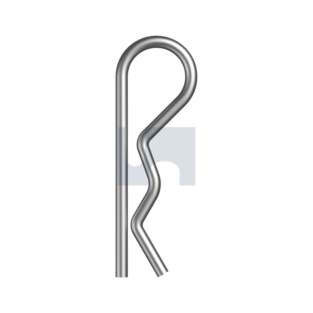 R Clip Humpback Pin ZP (Rohs Compliant) Hec/Mild Steel 1.2mm 14 - Pk 200_40093705_QPRMSZM012