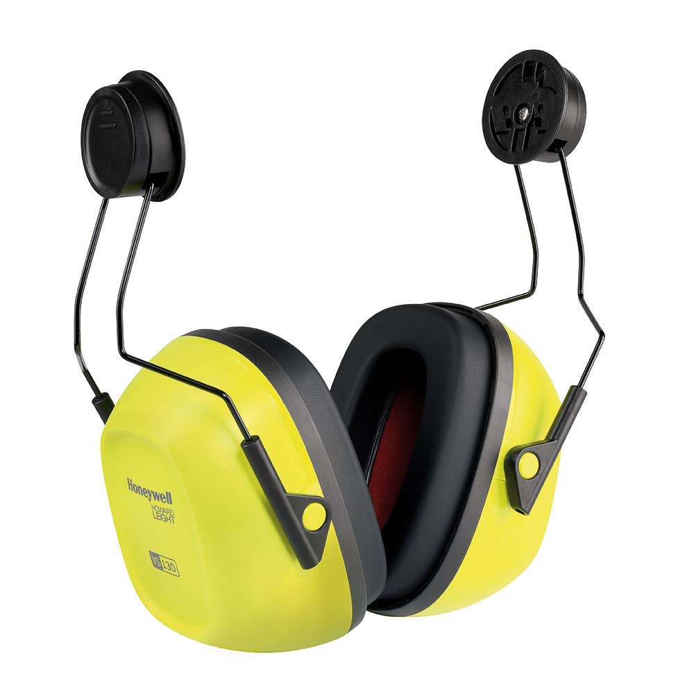 VS130 VeriShield 100 Series Hi-Vis Helmet Attached Earmuffs Class 5 Yellow 40014942 1035129-VS