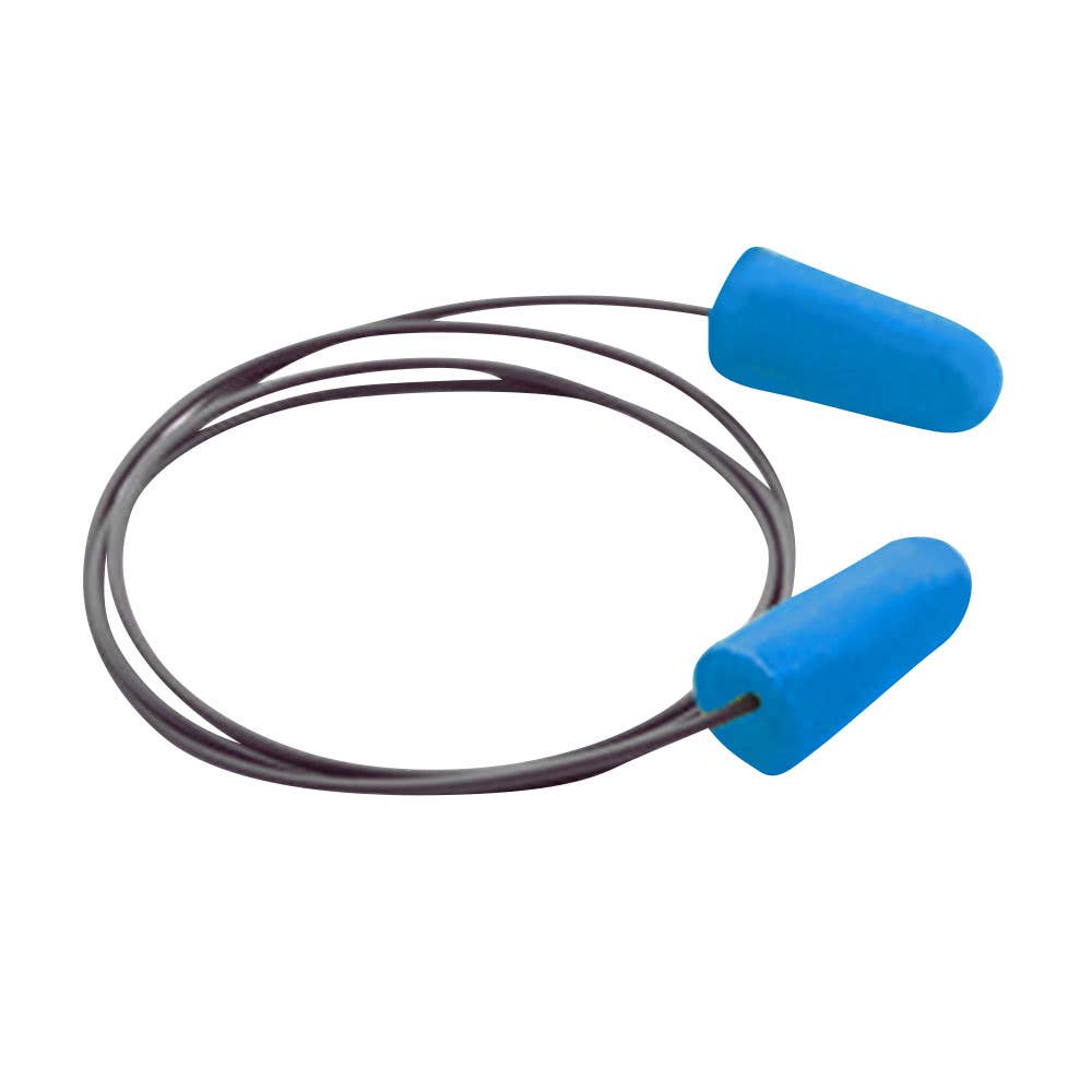 Corded Disposable Earplugs 26dB Class 5 Blue 100 Pk_55050075_EPC-100-B