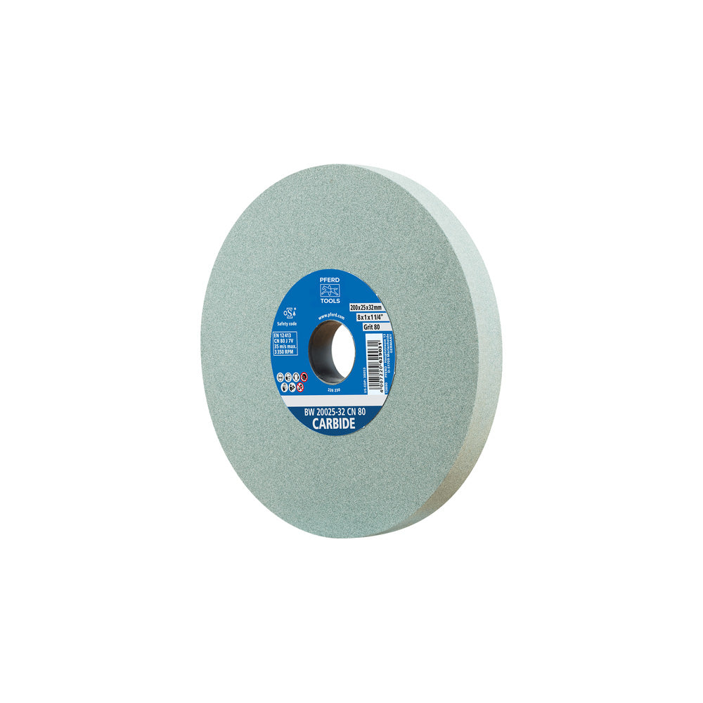 Bench grinding wheel 200x25mm bore 32mm SiC80 for tungsten carbide_40108035_39008490