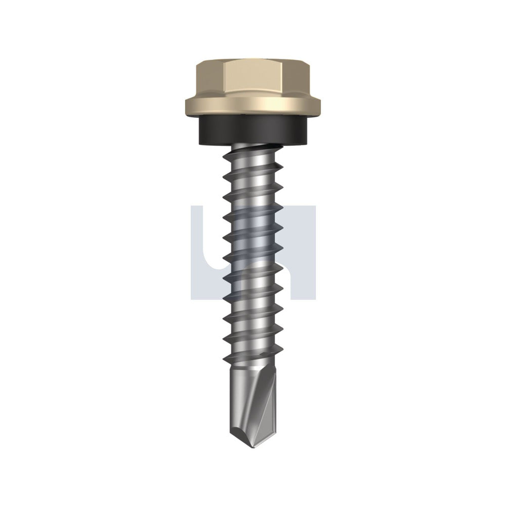 Metal Sds Hex Head + Washer Paperbark - Cl4 As3566 #10-16 25 - Pk 1000_40095336_TPAM4SH1016025