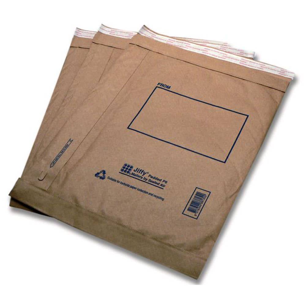 Padded Envelope Bag P6 405 x 300mm Pk 50 60014002 604306-1