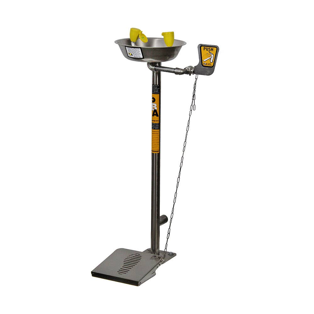 Eye Wash Station Free Standing Hand + Foot Operated 30009749 PEM 492