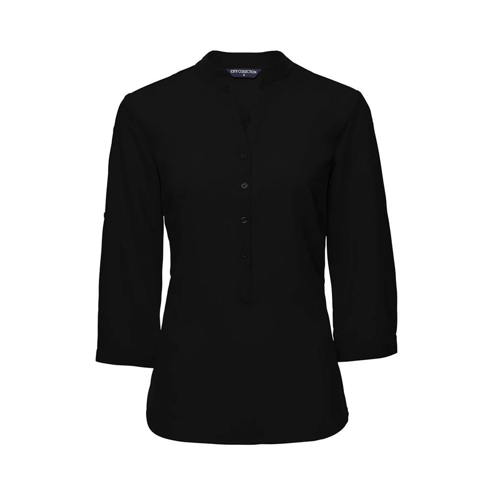Shirt Ladies SO EZY 2263 3/4 Sleeve Black Size 28_584390_2263-BLK-28