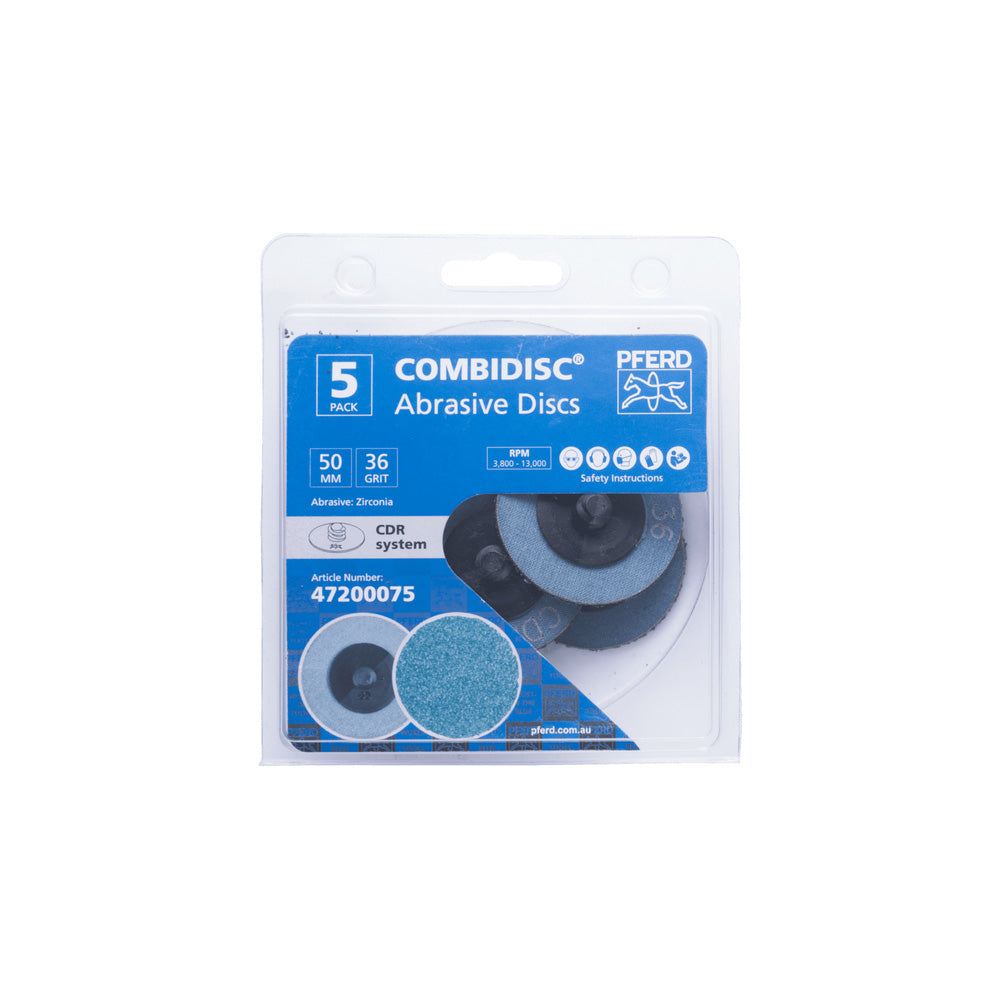 POS COMBIDISC Zirkon abrasive disc CDR dia. 50 mm Z36 for hardened steel_40108457_47200075