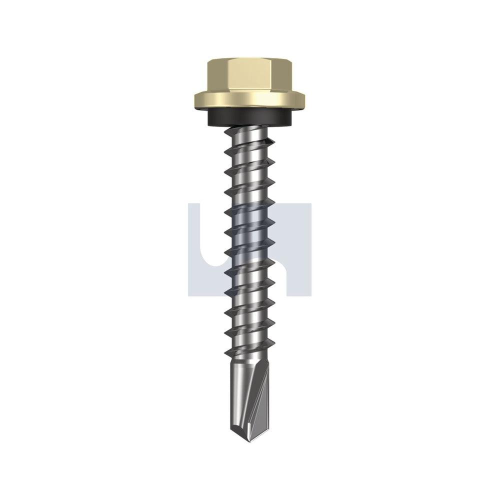 Metal Sds Hex Hd + Washer Sandbank (Straw) -Cl4 As3566 #14-10 42 - Pk 1000_40095650_TSAM4SH1410042