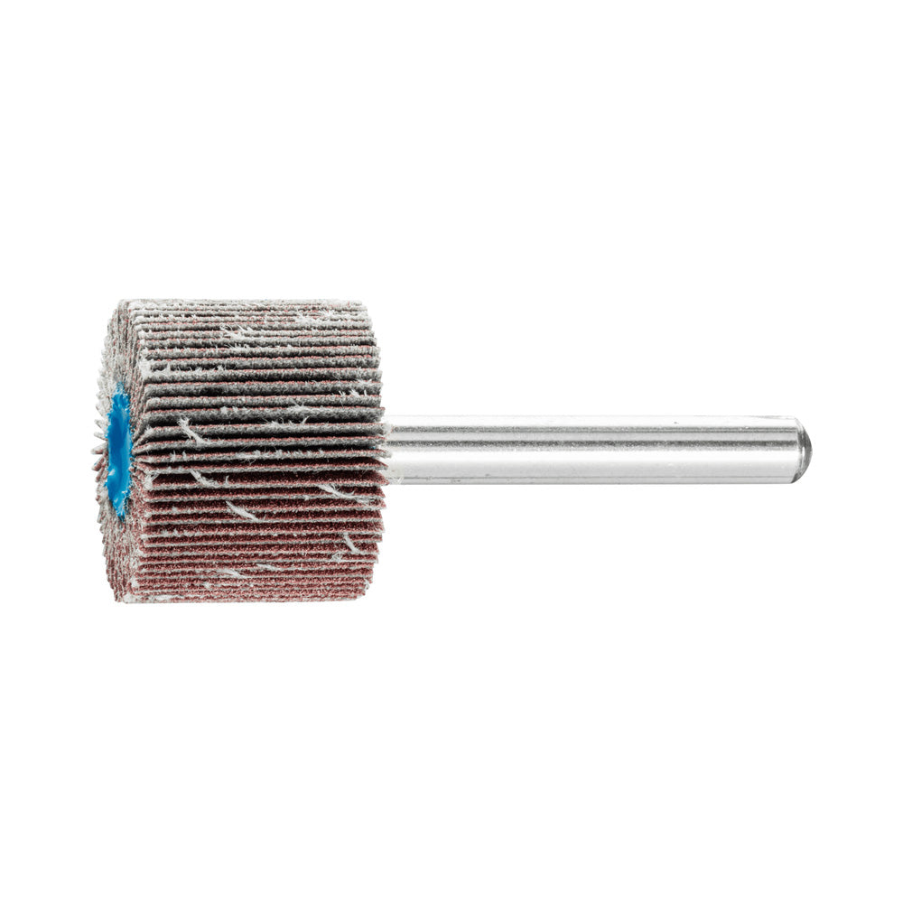 Alum oxide mounted flap wheel F 25x20 mm shank 6 mm A180 fine grind/finish_40108277_44415186