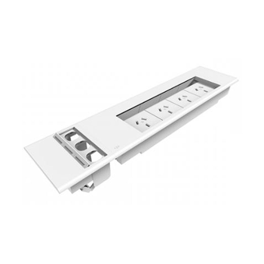 Rapid Flip Box 4 Gpo + 3 Data White_1046423_SWFLIP4G3D WH