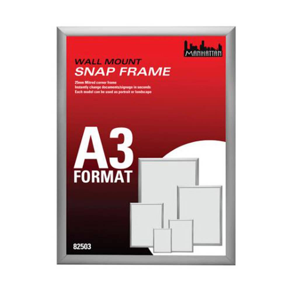Snap Frame A3 Aluminium 1042111 31434