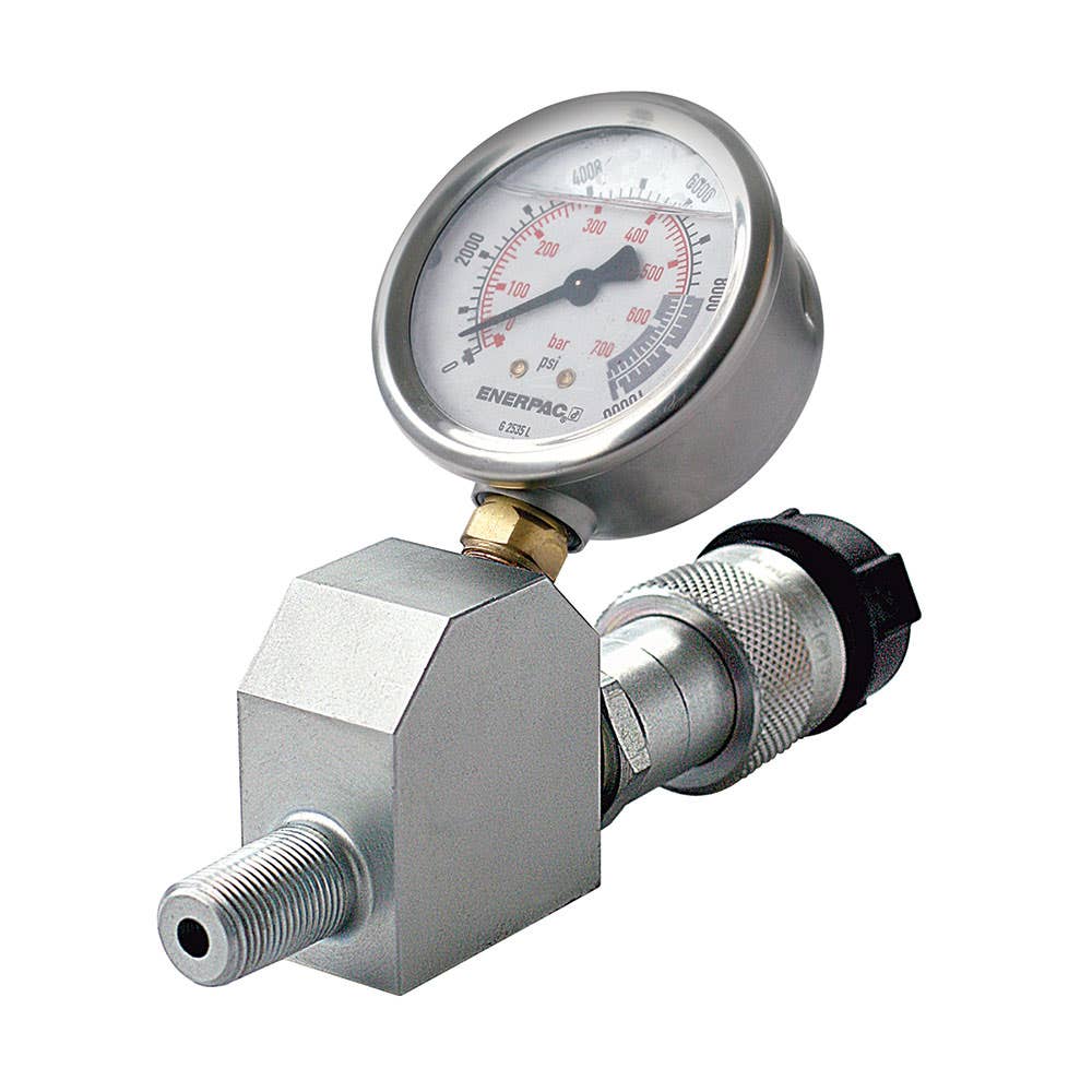 Hydraulic Force & Pressure Gauge Filled 45° 3/8 NPTF 63mm 30000239 GA45GC