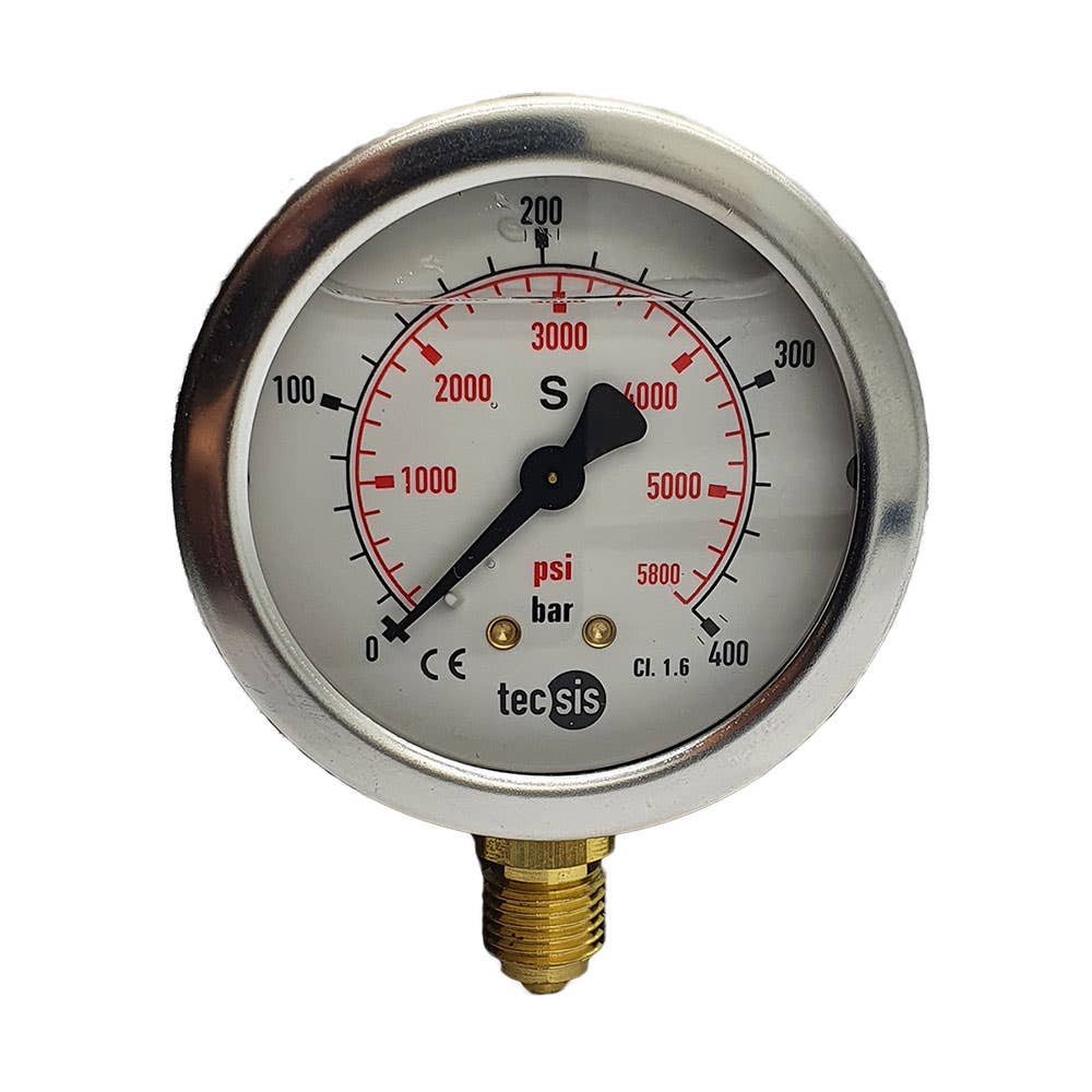 Gauge Bottom Connect 0-1000kpa/145psi 63mm 1/4'' Tecsis W/ NATA 248488 P1454L575011 + NATA001