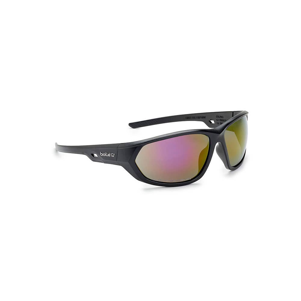 KOMET Safety Glasses Red Fire Flash Lens Black Frame 40031888 PSSKOMEF06