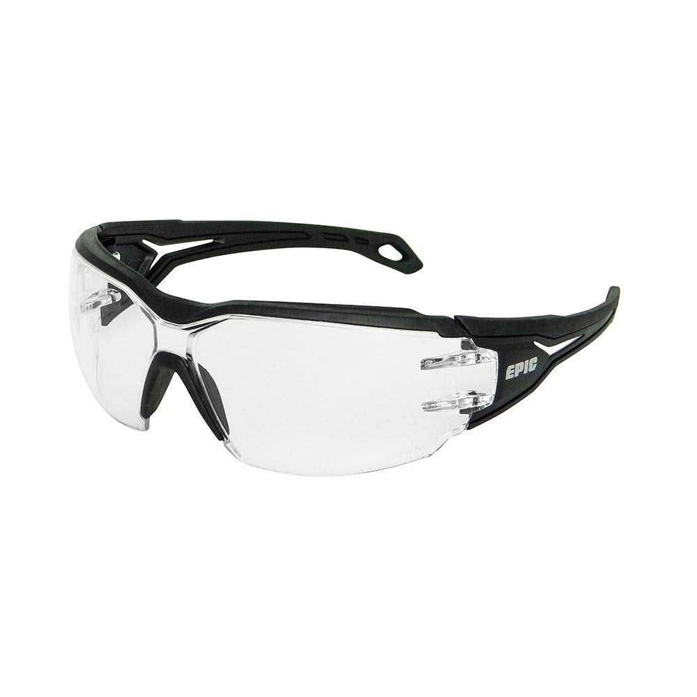 Nirvana Safety Glasses Clear Lens Black Frame 40024177 SG570