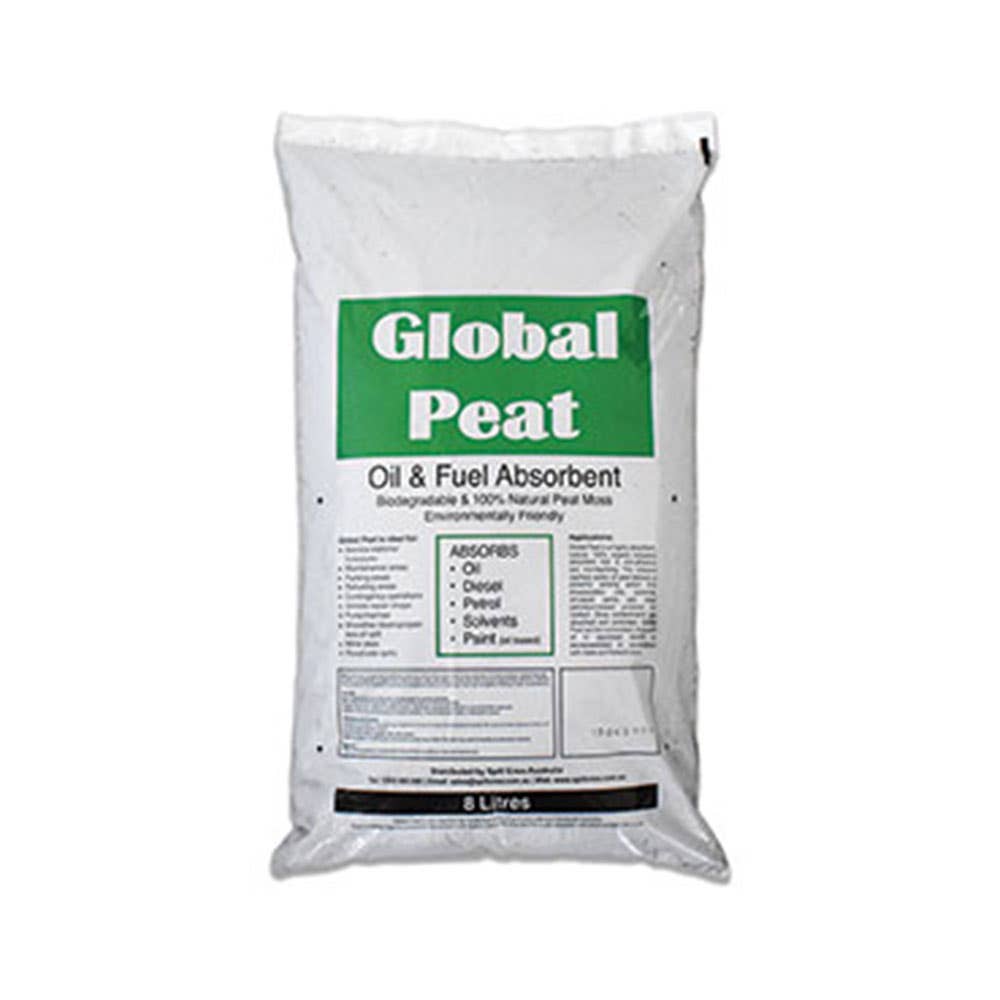 Peat Global 100% Organic + Biodegradable Absorbent 8L Bag 280449 PMPB8