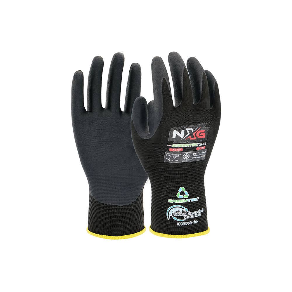 A-5139V GreenTek™ Air Gloves Nitrile Coated Vend Pack_A5139V