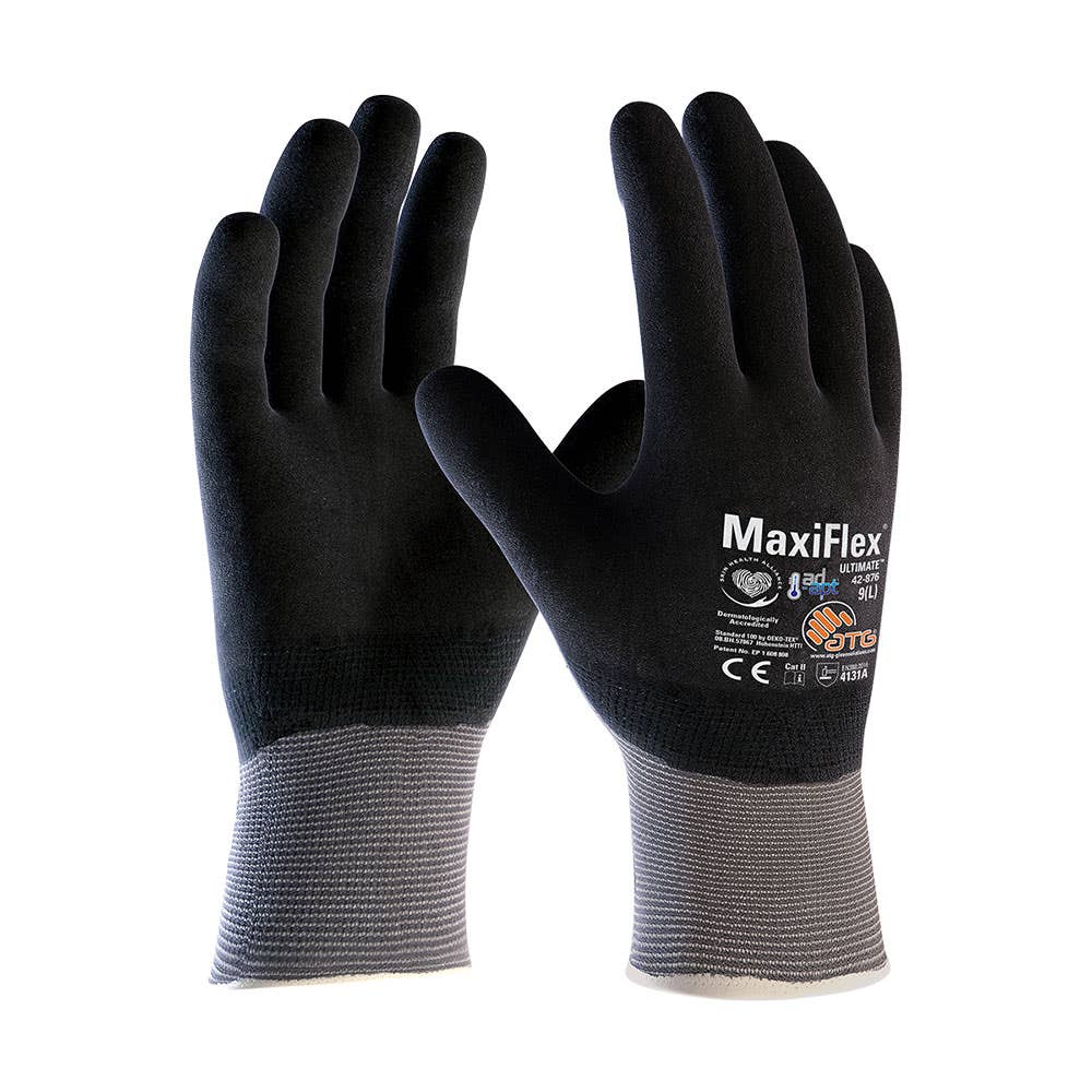 42-876 MaxiFlex® Ultimate™ General Purpose Gloves Nitrile Coated Grey 42876