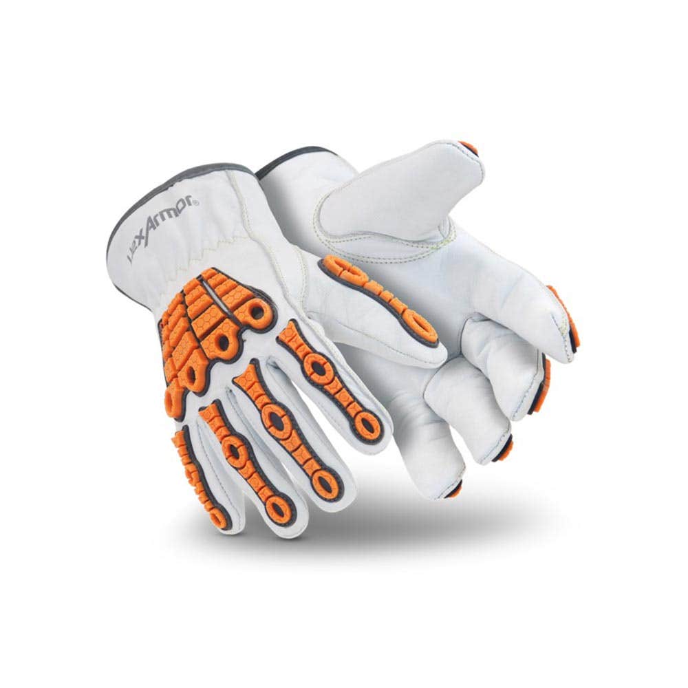 4060 Chrome SLT® Cut E Heat Resistant Impact Leather Gloves CHROME4060