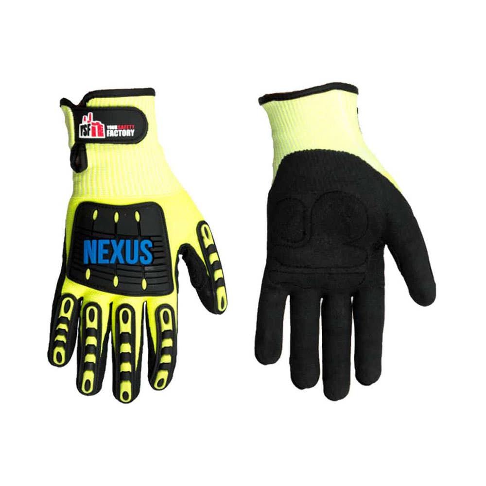 G419R Nexus Cut F Hi-Vis Impact Grip Gloves G419R