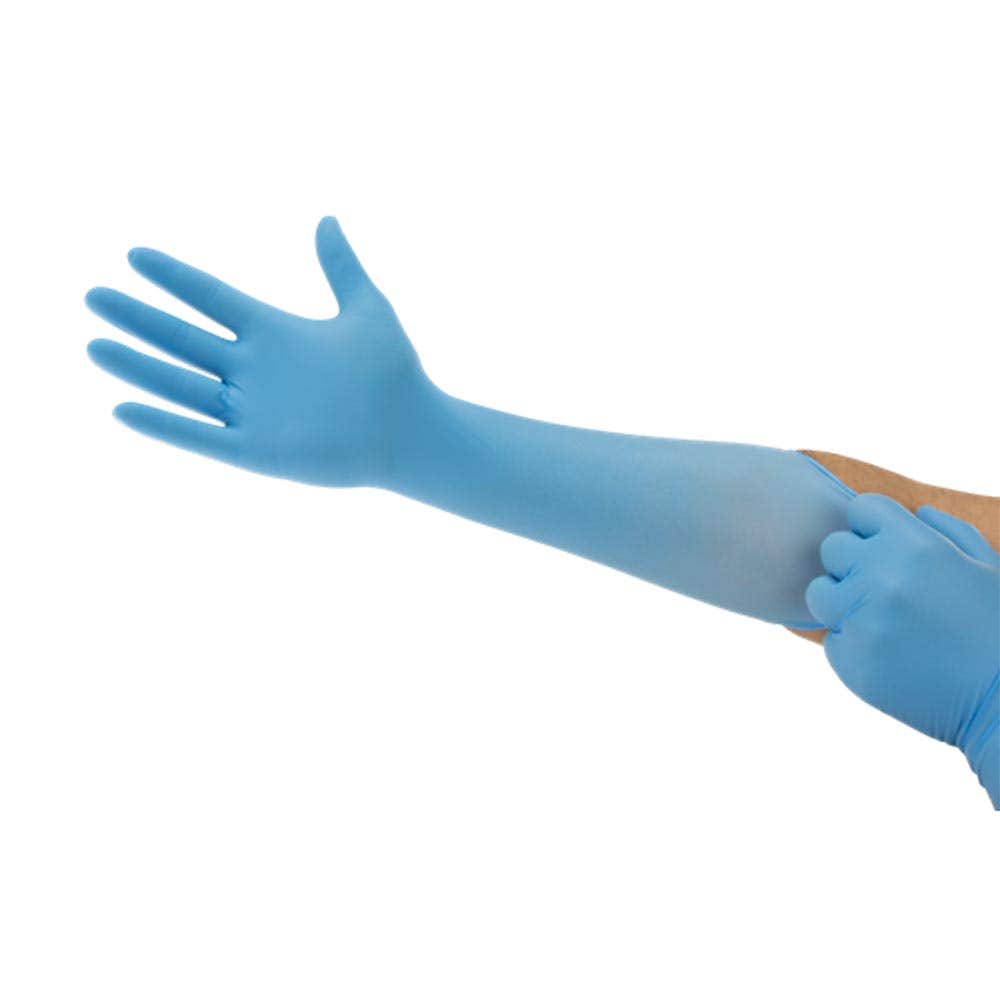 93-243 Microflex® Nitrile Disposable Gloves Long Cuff 93243