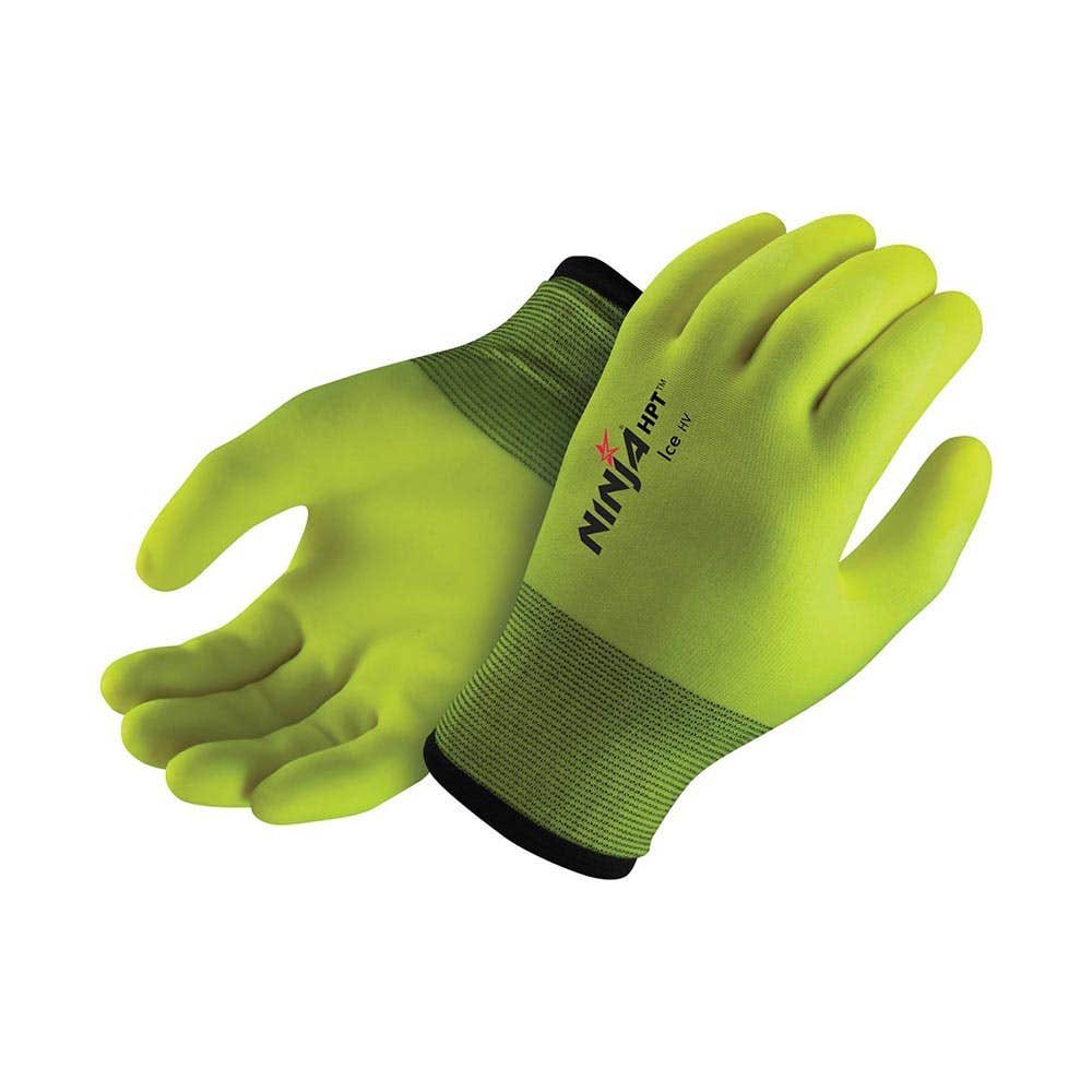 NIICEFRZRFY Ninja Hi-Vis Thermal Gloves HPT™ Coated NIICEFRZRFY