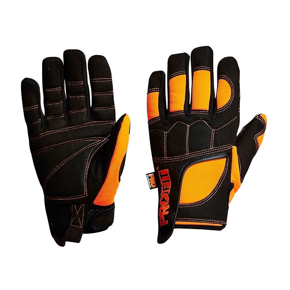 PV Profit ProVibe Anti-Vibration Mechanics Gloves Foam Padded_PV