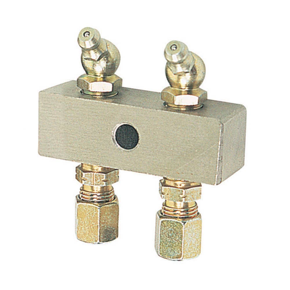 Grease Nipples & Header Block Kit 2 Outlet 6mm Fitting 60014241 6132