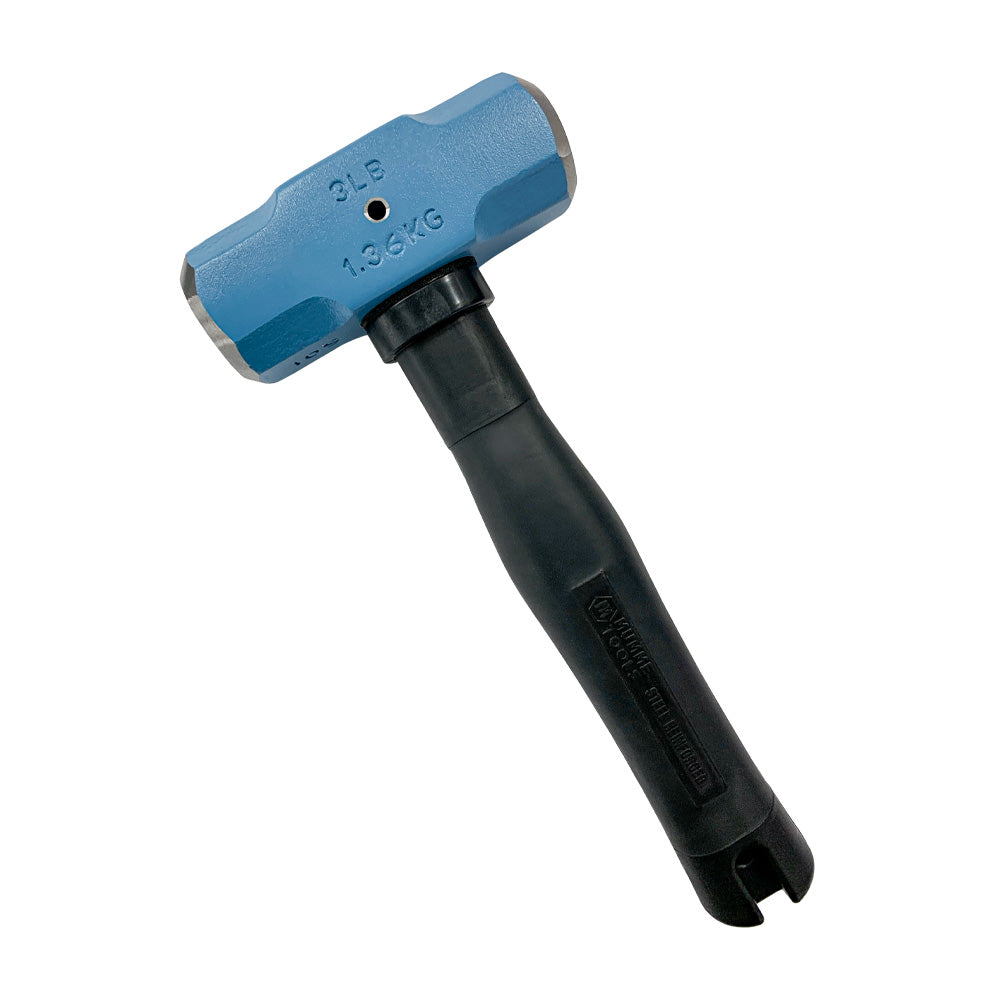 1.35kg Masons Club Hammer Normalised With Fibreglass Rubber Handle 250mm_202355_7HCMNFRH1.35