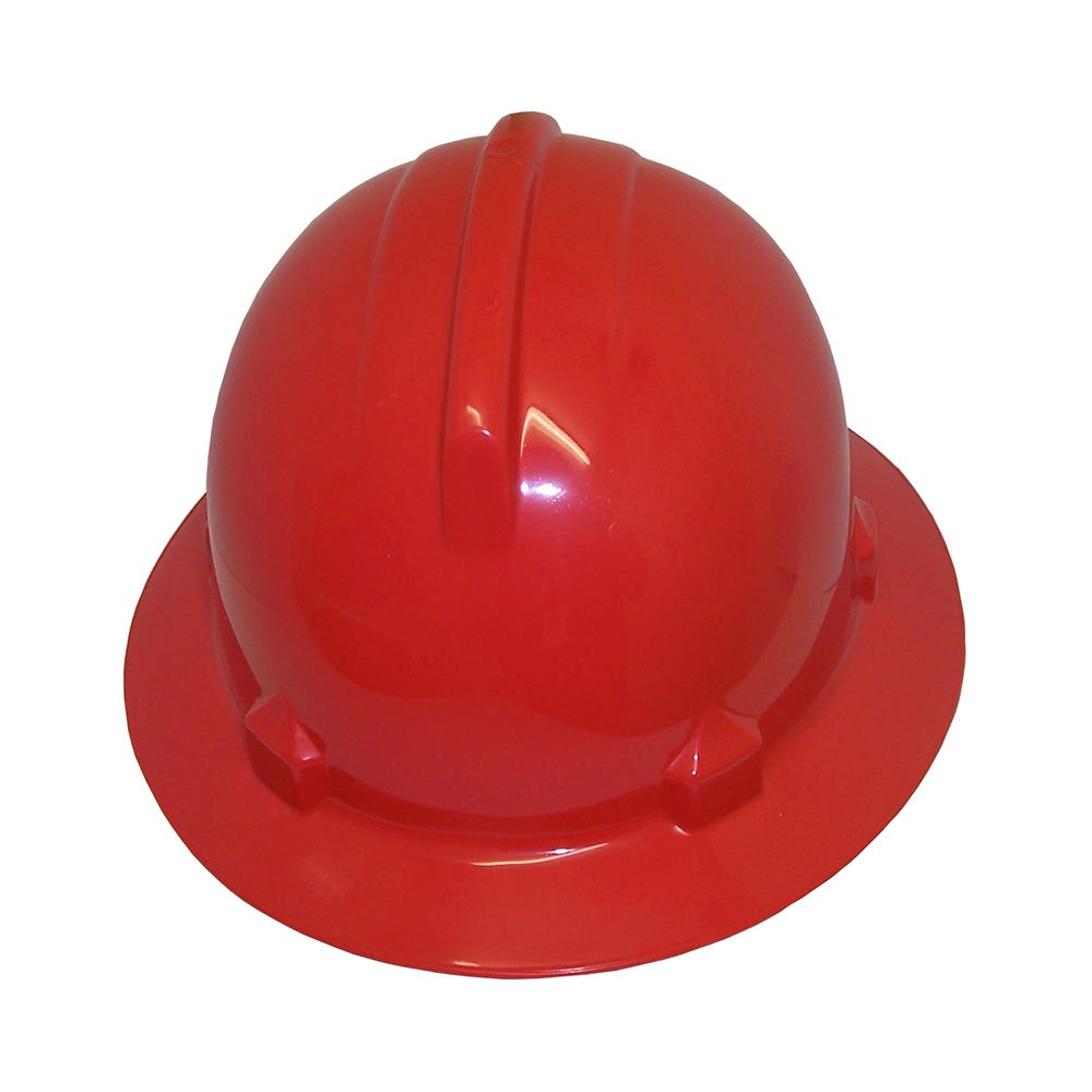 HAT SAFETY ABS RED FULL BRIM HH40:RD 564208 7012922123