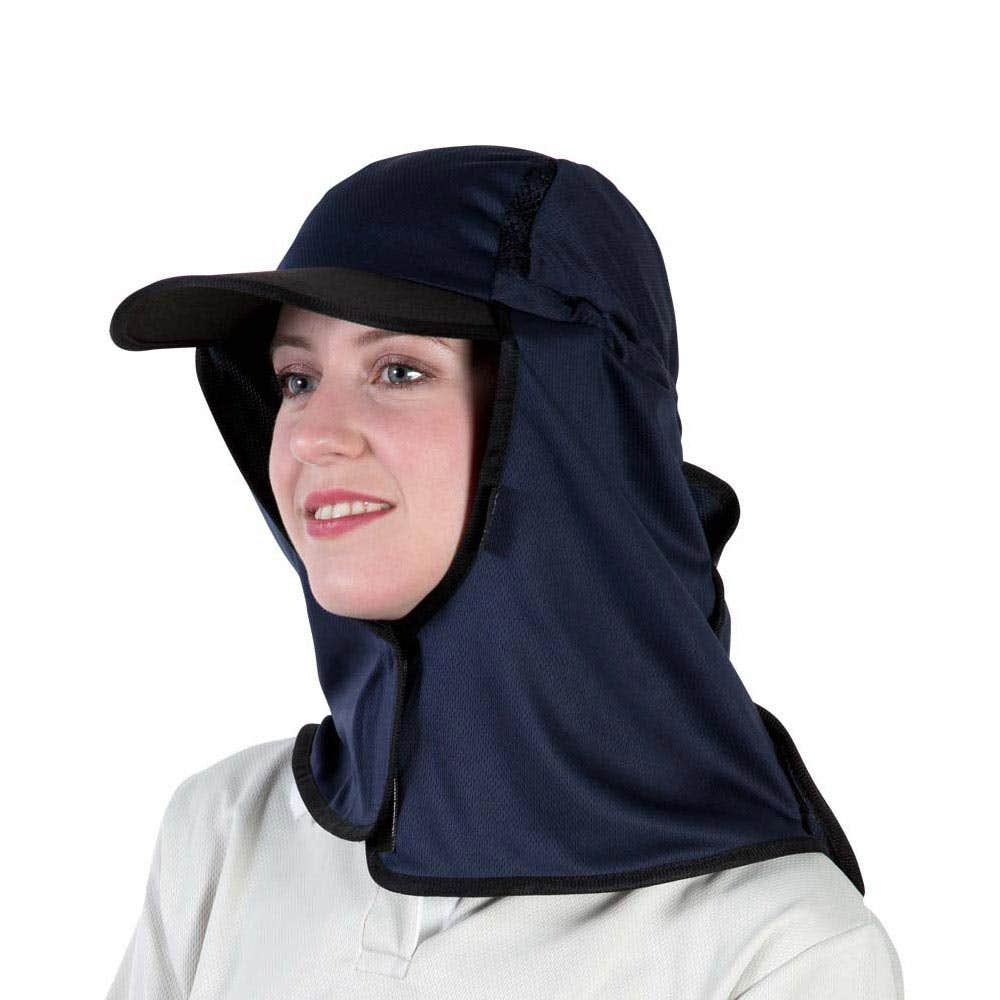 Hat Kalahari Wrap Around Neck Flap Micromesh Navy Uveto 90070245 KHMNV-PP