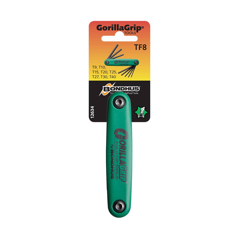 8 Piece GorillaGrip® Torx Key Set T9-T40 2328014 BD12634