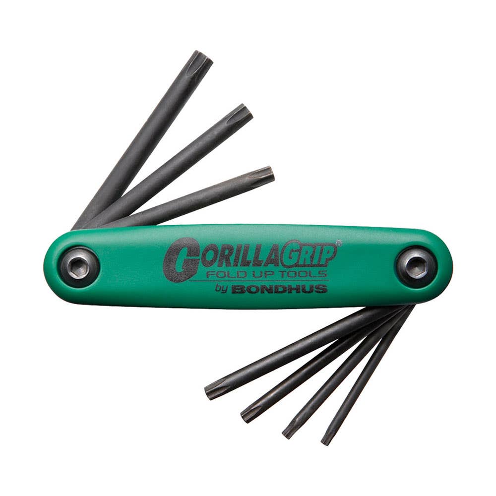 7 Piece GorillaGrip® Tamper Resistant Torx Key Set 91958009 BD12636