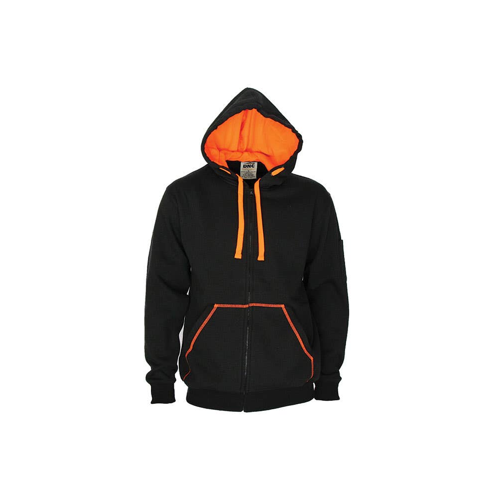 5424 Zip-Up Brushed Fleece Hoodie 280gsm 5424