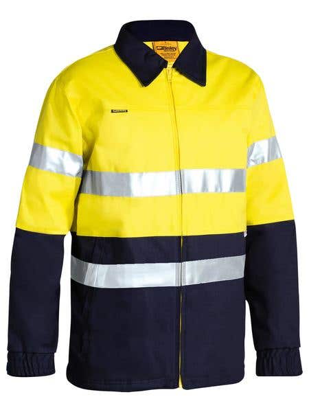 WF041T Hi-Vis Cotton Drill Taped Jacket WF041T WF041T