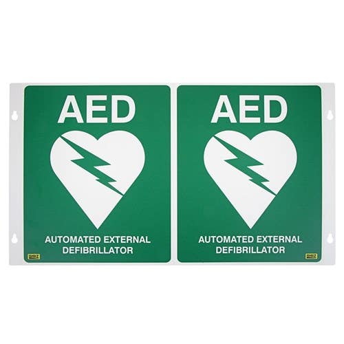 Sign First Aid Triangle Shape 300mm X 250mm 424283 PWS8